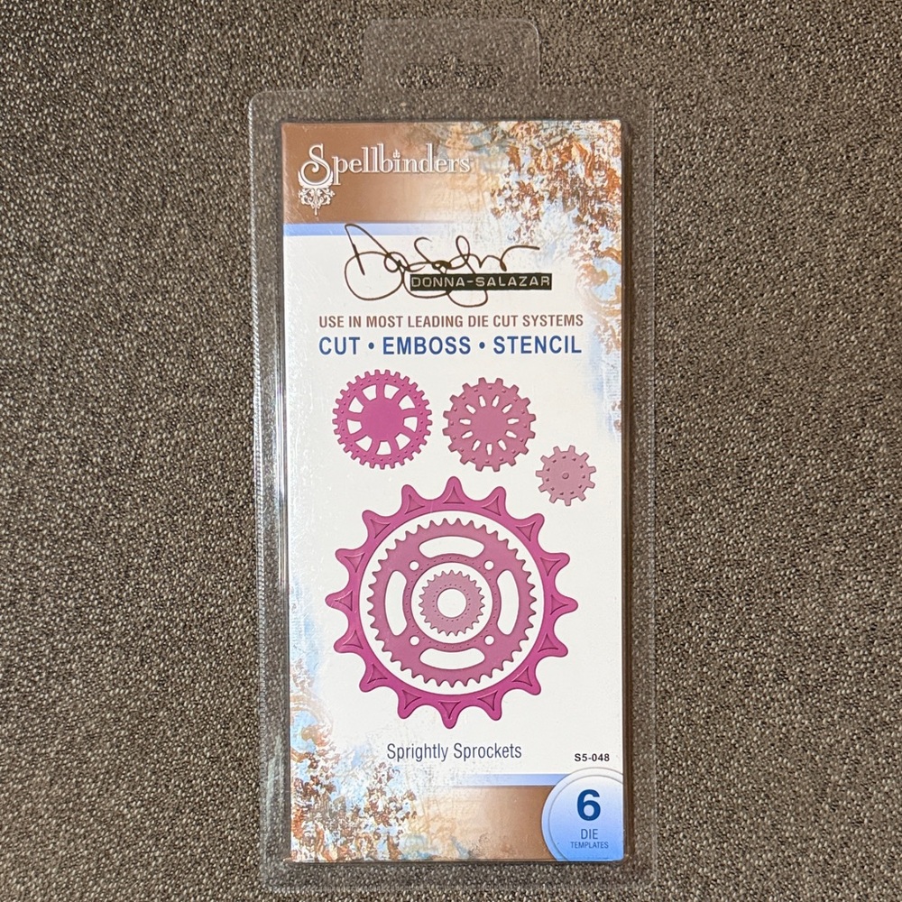 Spellbinders Shapeabilities Sprightly Sprockets S5-048 NWT Donna Salazar